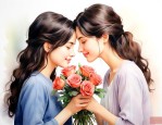 女性朋友送什么花合适