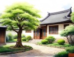 庭院前面适合种什么树
