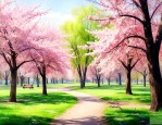 春季公园里都开什么花