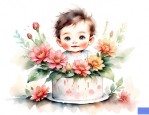 宝宝生日送什么花