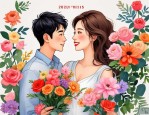 2025年给媳妇送花的情话