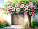 芙蓉树栽在家门口好吗