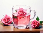 玫瑰花泡水喝有什么效果