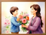 妈妈送儿子什么花合适