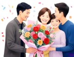 家人过生日送什么花好