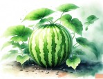 正在结西瓜的植株其吸收的水分主要用于
