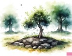 坟墓适合种什么树或花