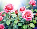月季花的叶子是什么颜色