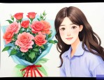 女闺蜜生日送花什么花好