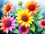太阳花是什么颜色的花
