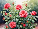 2025年月季花出来的花苗