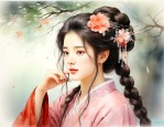 梳头花落未成荫的意思