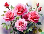 藏红花 玫瑰花 梅花
