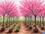 2025年八重红枝垂樱小苗