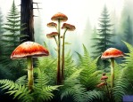 在蕨类植物的生活史中