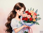 第一次和女生约会送花