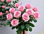 2025年99朵粉玫瑰花语