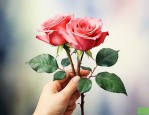 送朵玫瑰花是什么意思