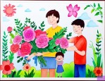 学生给老师送什么花好