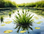 2025年漂浮在水上的植物