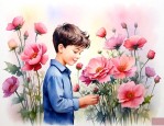 送男孩子什么花比较好