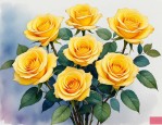 2025年10朵黄玫瑰花语