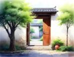 门口能栽什么树风水好