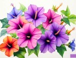 类似喇叭花的花有几种