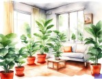 客厅适合种植什么植物
