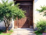 花椒花椒树种在大门口
