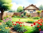 家庭院子种什么花木好