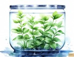 鱼 水培植物