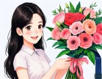 女朋友是老师送什么花