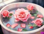 玫瑰花浴的效果是什么