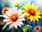代表坚强勇敢阳光的花