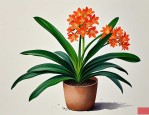 2025年君子兰几叶能开花