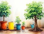 幸福树日常养护浇水方式