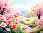 春天百花盛开有什么花