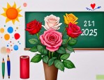 2025年给老师几朵玫瑰花