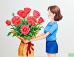 给媳妇道歉送什么花好