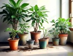 室内植物盆景落地生根