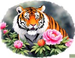 2025年与虎谋皮 芍药花