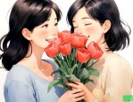 普通女性朋友送什么花