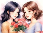 女性朋友应该送什么花