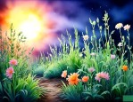 什么植物夜间释放氧气