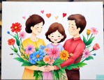 感恩父母可以送什么花