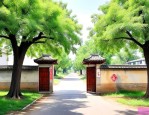 农村大门口有国槐好吗