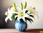 花瓶里的百合花怎样养