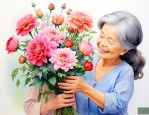婆婆送媳妇什么花合适