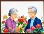 长辈可以给晚辈送花吗
